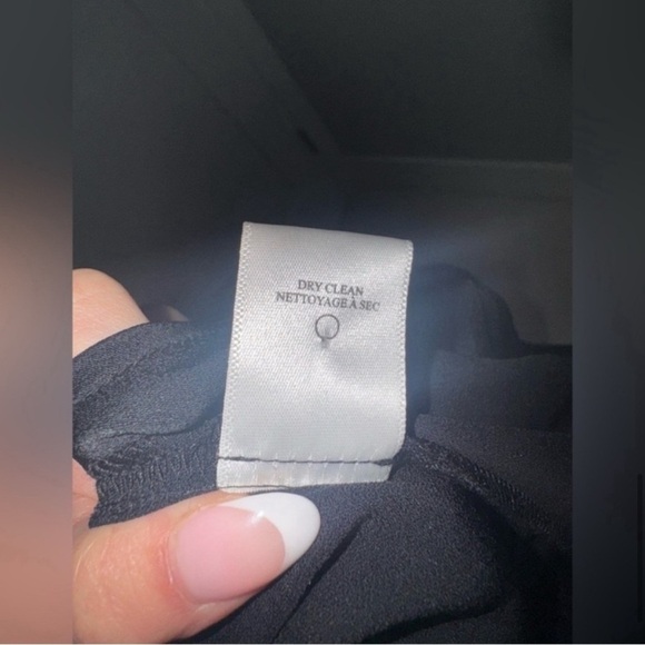 A.L.C. Christian Black Jumpsuit with Wrap Belt/ Size Large/ Size 8 - Picture 11 of 12